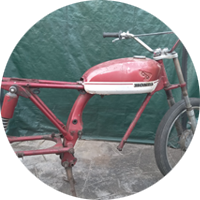 Start of Flat Tracker CB125 Build